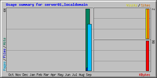 Usage summary for server01.localdomain