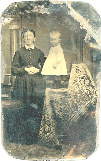 Veronica Fischer Miller and son Joseph